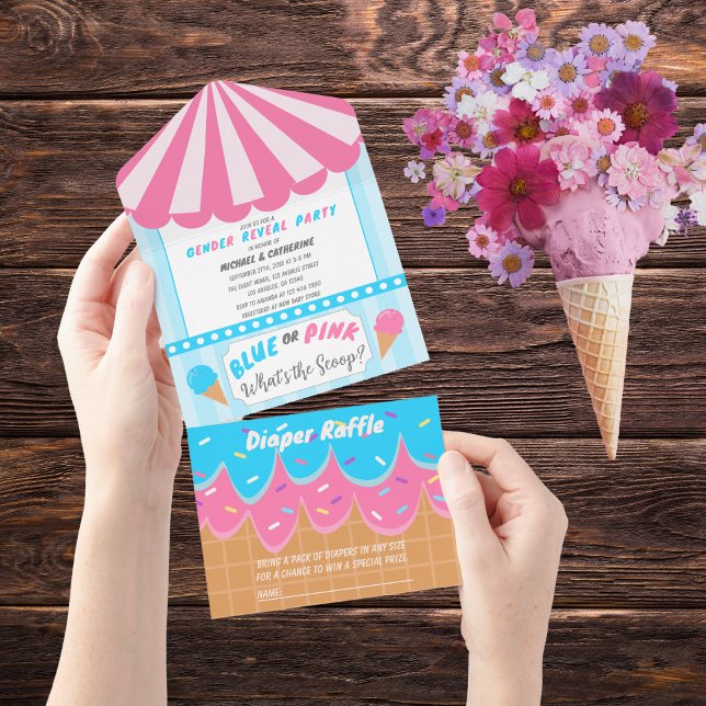 What's Scoop Ice Cream Parlor Gender Reveal (Skapare uppladdad)