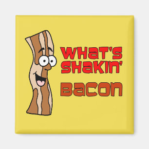 What's Shakin' Bacon Tecknad film Magnet