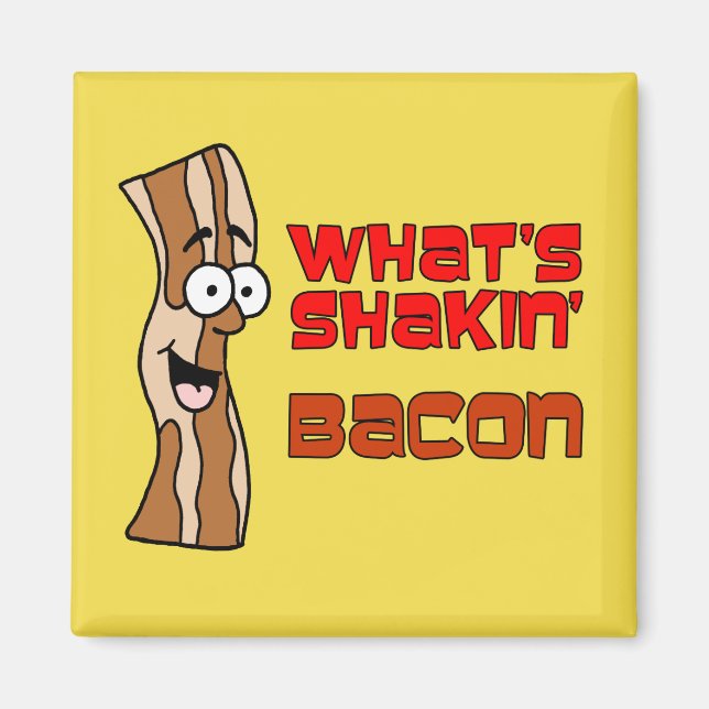 What's Shakin' Bacon Tecknad film Magnet (Framsidan)