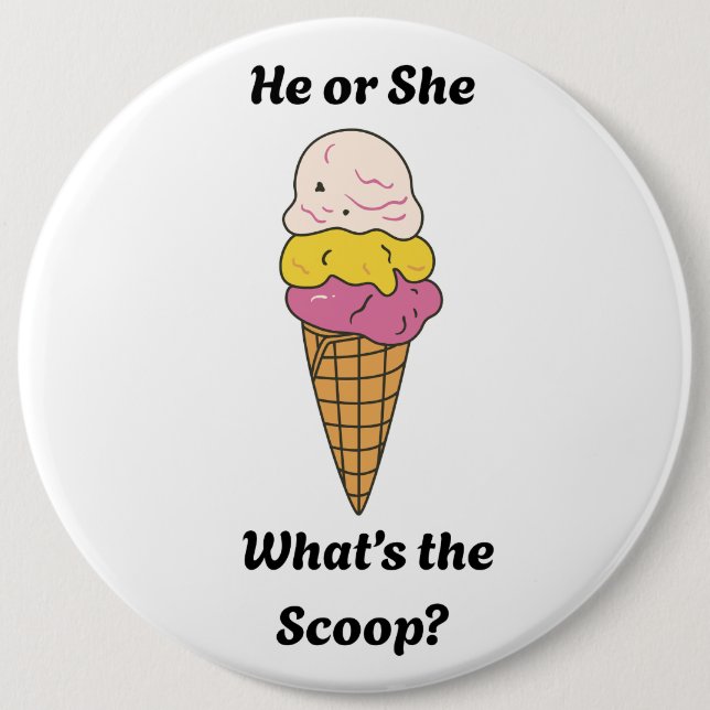 What's the Scoop gender reveal party Knapp (Framsida)