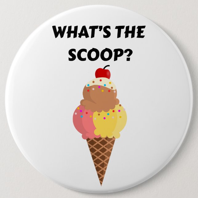 What's the Scoop gender reveal party Knapp (Framsida)