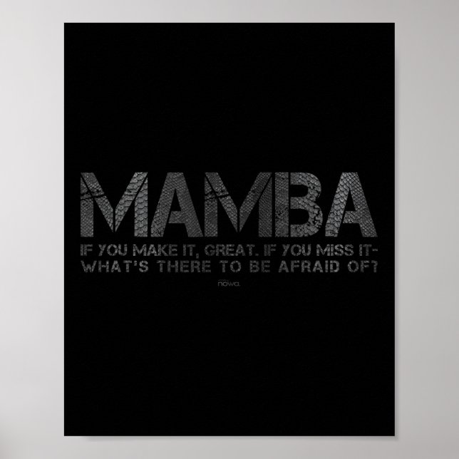 What's There To Be Afraid Of_ Basketball Court Mot Poster (Framsidan)