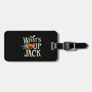 What's Up Jack Halloween Bagagebricka