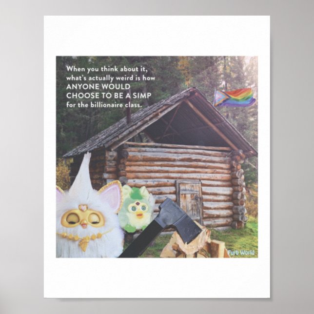 What's Weird Is How Anyone Would Simp For Billiona Poster (Framsidan)