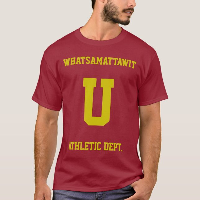 Whatsa mattaintelligens dig idrotts- skjorta för t-shirt (Framsida)