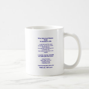 WhatWomenGirlsNeedToSucceedInLifeTenants Kaffemugg