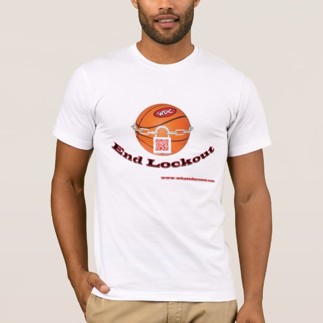 ¿ WHAT'Z DA RÄKNAR? "Avsluta den lockout" Tee (Framsida)