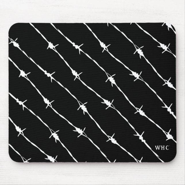WHC - Barbed Wire Mousepad Musmatta (Framsidan)
