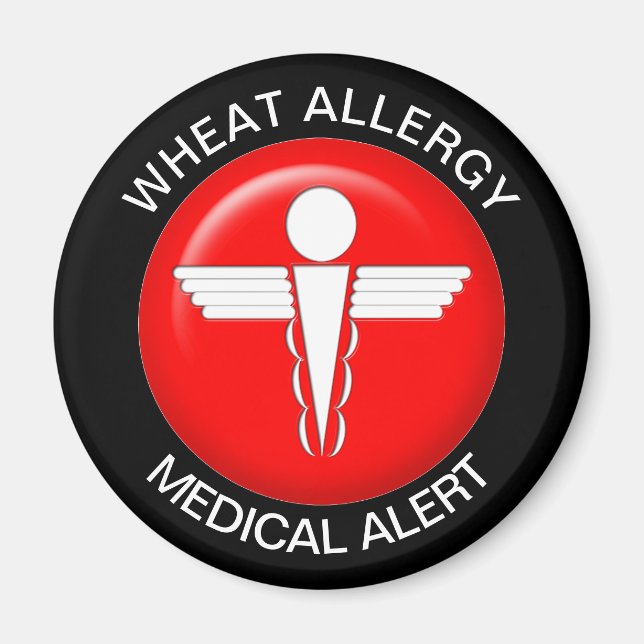 Wheat Allergy Magnet (Framsidan)