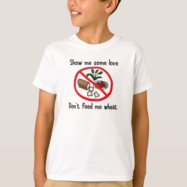 Wheat Allergy Shirt T Shirt (Framsida)