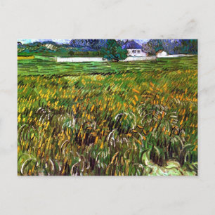Wheat Fält Auvers, White House Van Gogh Fine Art Vykort