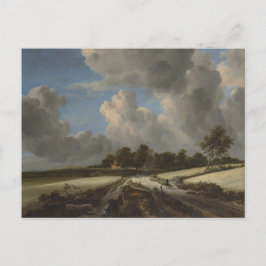 Wheat Fält av Jacob van Ruisdael Art Print Vykort