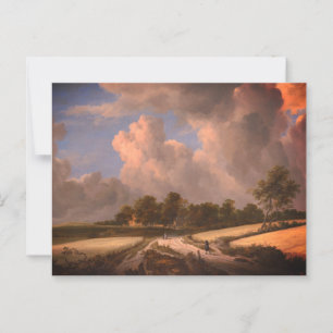 Wheat Fält av van Ruisdael: Vykort