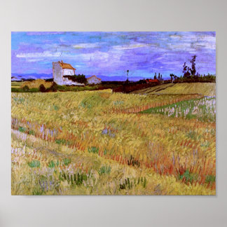 Wheat Fält (F564) Van Gogh Fine Art Poster