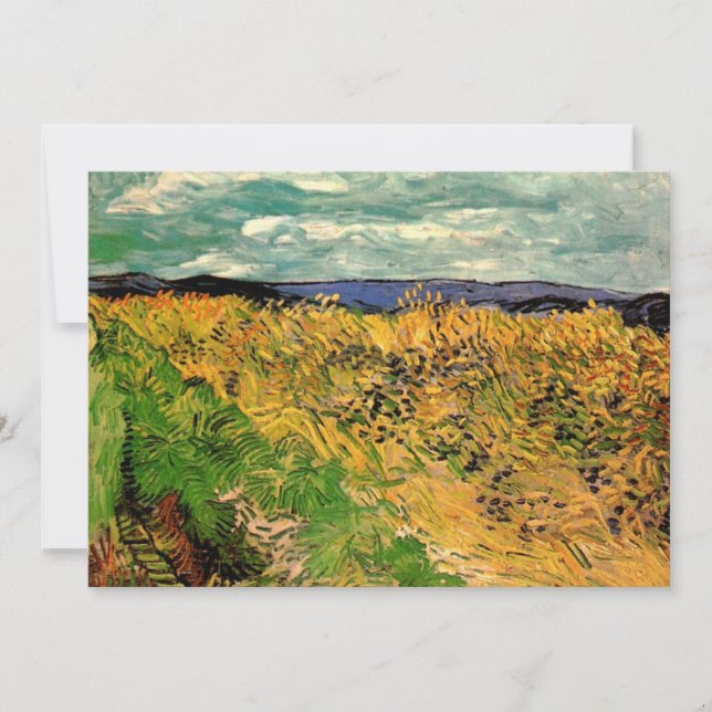Wheat Fält med Cornblommor av Vincent van Gogh (Framsida)