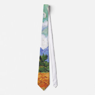 Wheat Fält med Cypresses Van Gogh Fine Art Slips