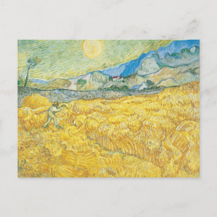Wheat Fält   Vincent van Gogh Vykort