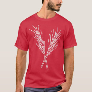 WHEAT GRAIN Farmer Rural Life Harvest Fält T Shirt