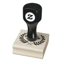 Wheat Öron Monogram Rubber Frimärke