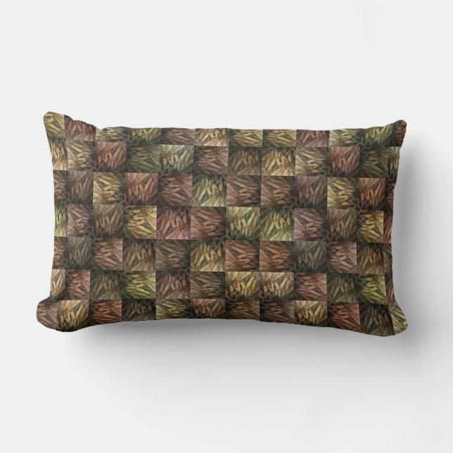 Wheat Spiklets Mönster Lumbarkudde (Framsida)