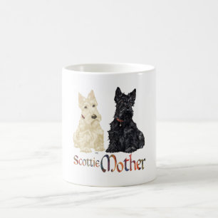 Wheaten & Black Scotties mors dag Kaffemugg