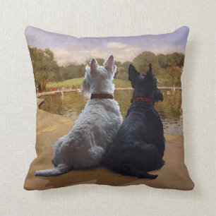 Wheaten & Black Scottish Terrier Kudde