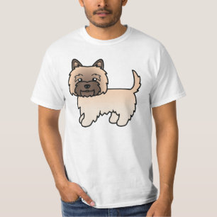 Wheaten Cairn Terrier Serieteckning Hund Illustrat Tröja