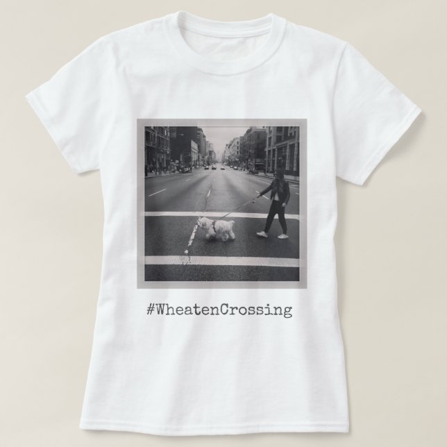 Wheaten korsning tee shirt (Design framsida)