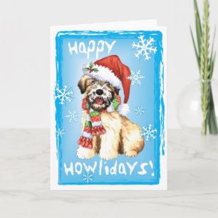 Wheaten lyckliga Howlidays Helgkort