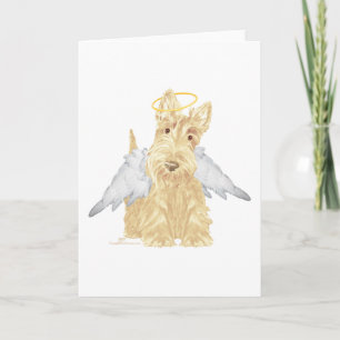 Wheaten Scottie Angel Kort