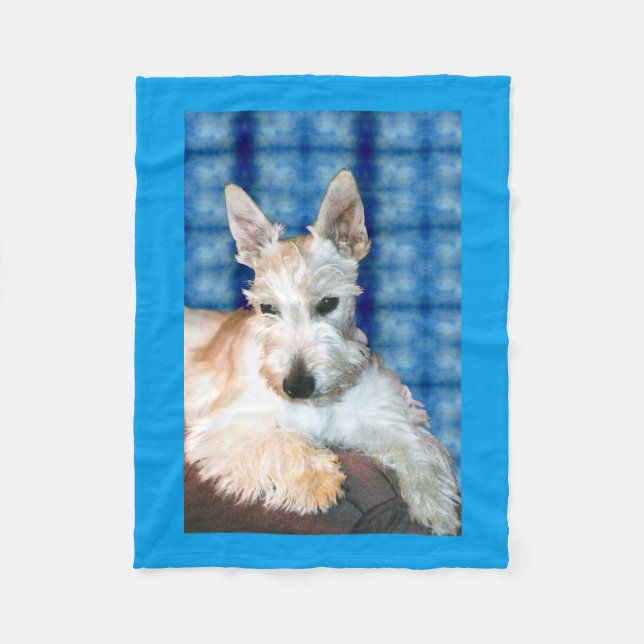 Wheaten Scottie Fleece Blanket (Framsidan)