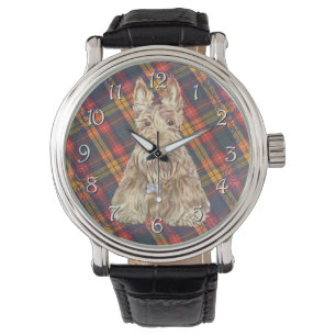 Wheaten Scottie Tartan Armbandsur