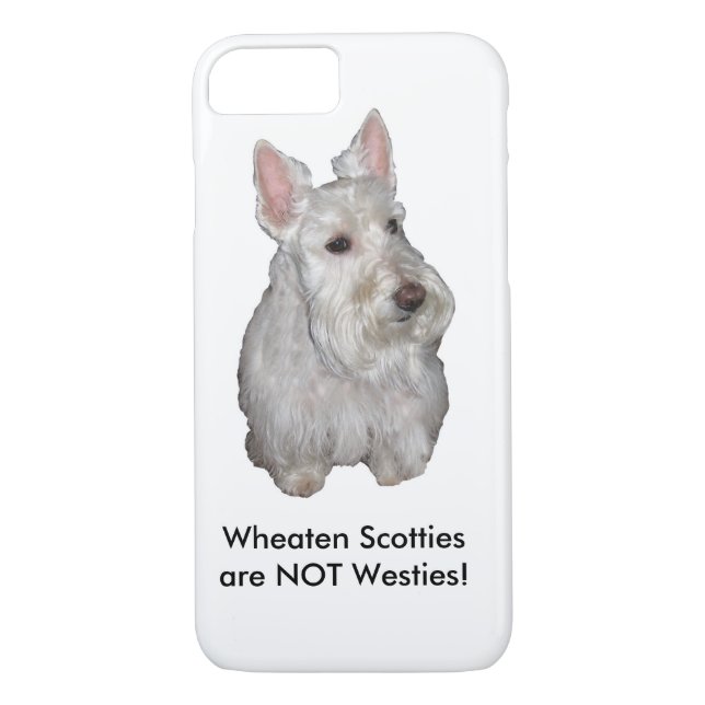 Wheaten Scotties är INTE Westies! Case-Mate iPhone Skal (Baksida)