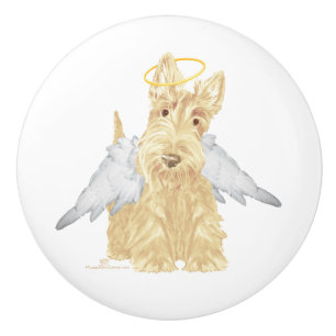 Wheaten Scottish Terrier Ängel Knopp