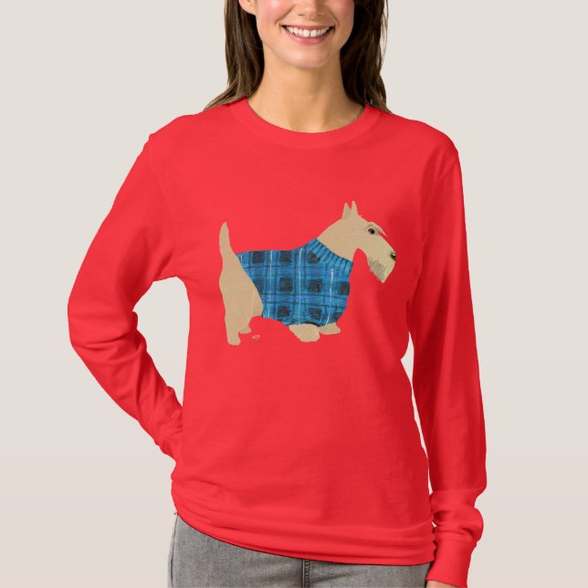 Wheaten Scottish Terrier Sweater Tröja (Framsida)