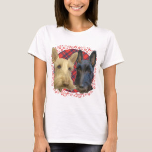 Wheaten & Svarta Skotska Terriers T Shirt