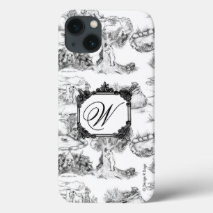 WHEATEN Terrier Black Toile w/Monogram