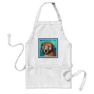 WHEATEN TERRIER: BLÖT PUPPY FÖRKLÄDE