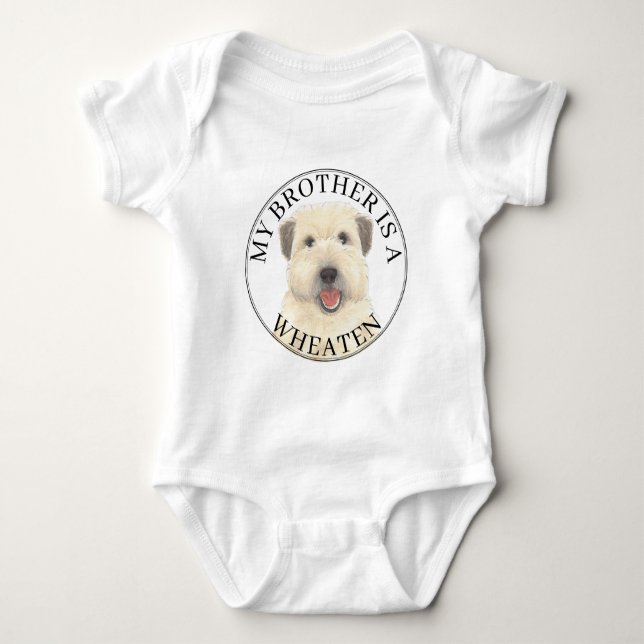 Wheaten Terrier Brother T Shirt (Framsida)