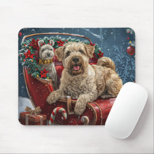 Wheaten Terrier Hund jul Festive Musmatta
