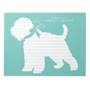 Wheaten Terrier Hund Puppy Anteckningsblock