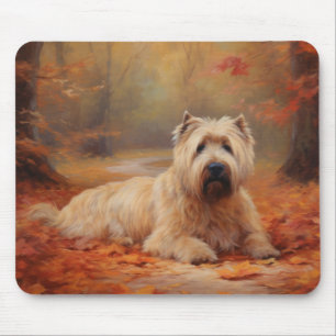 Wheaten Terrier i Höst löv Fall Inspire Musmatta