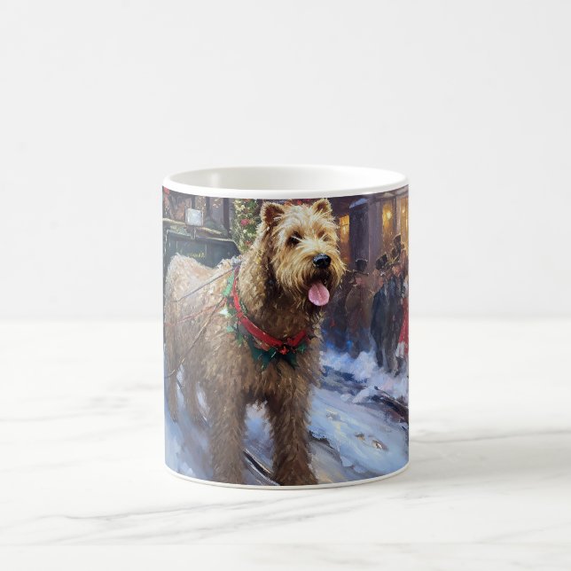 Wheaten Terrier Julhögtiden Kaffemugg (Center)