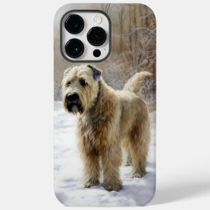 Wheaten Terrier Låt det snöa jul