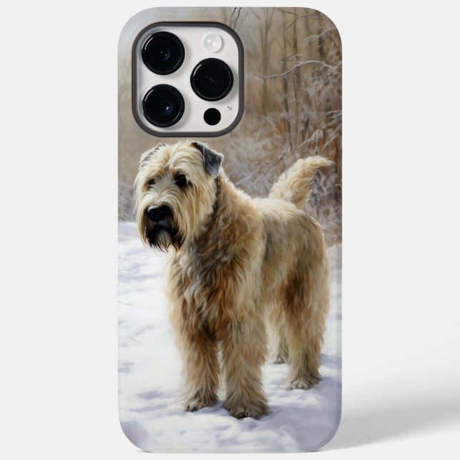 Wheaten Terrier Låt det snöa jul (Baksida)