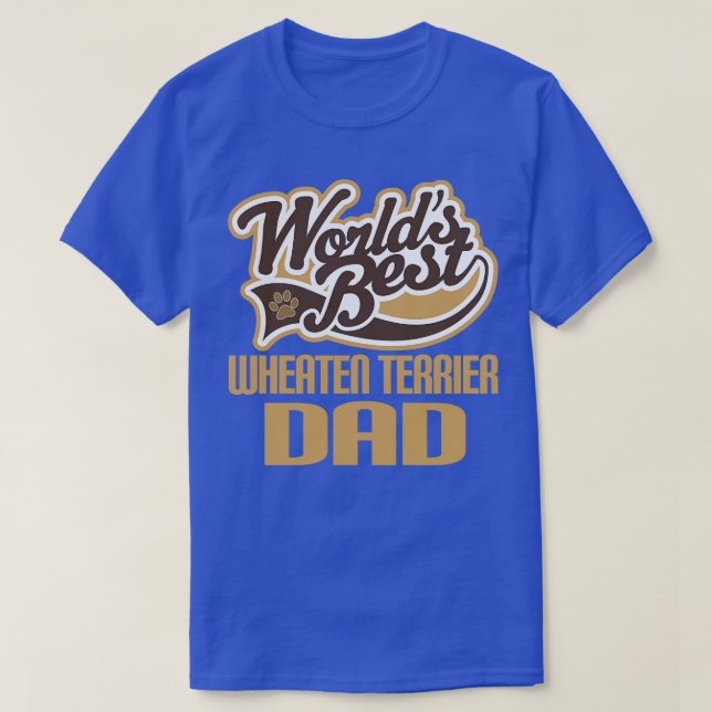 Wheaten Terrier Pappa T Shirt (Design framsida)