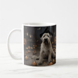 Wheaten Terrier Pumpakvar Halloween Skräckinjagand Kaffemugg