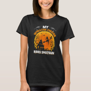 Wheaten Terrier Ride Shotgun Wheaten Terrier Hund  T Shirt