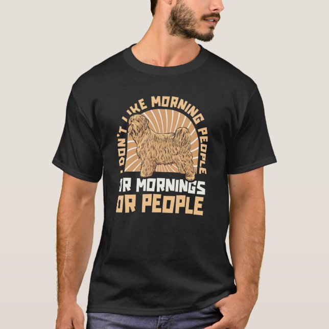 Wheaten Terrier som hatar People Hund Pet Wheaton T Shirt (Framsida)