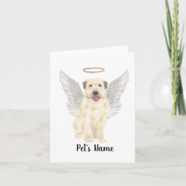 Wheaten Terrier Sympathy Memorial Kort